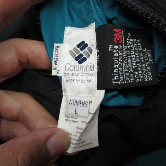 Columbia Jacket Women Large Purple Insulated Removable Liner Reversible 3in1 VTG - Picture 6 of 16